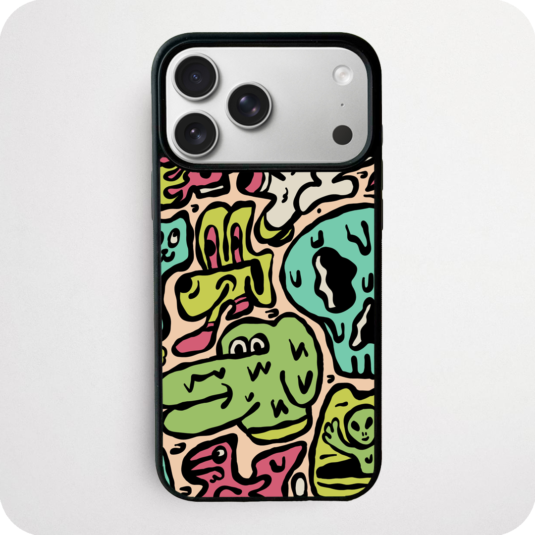 Pastel Blob Collage Phone Case