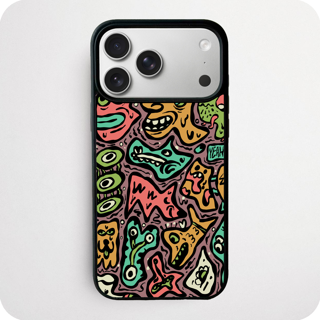 Yeah! Monster Face Collage Phone Case