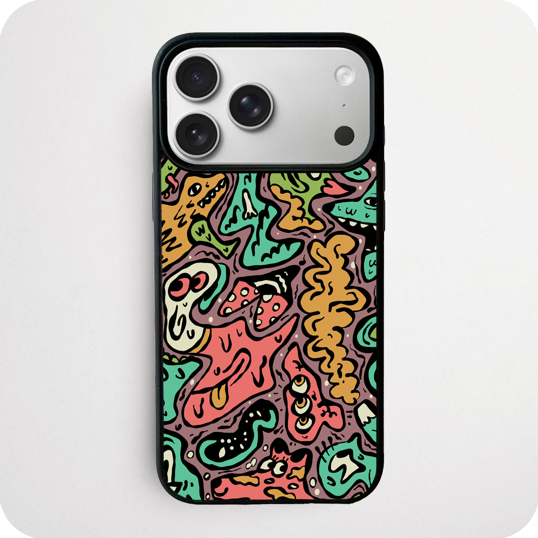 Dense Monster Blob Art Phone Case