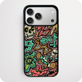 Day of the Dead Doodle Art Phone Case