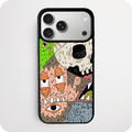Creature Texture Patchwork Phone Case
