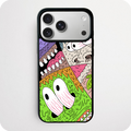 Giant Green Monster Close-Up Phone Case