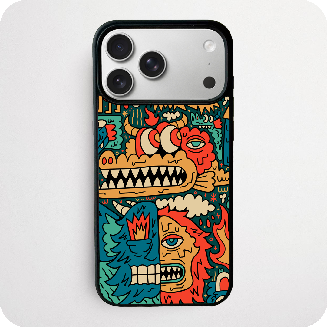 Fire-Breathing Dragon Monster Phone Case