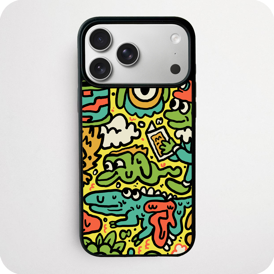 Rainbow Eye Blob Chaos Phone Case