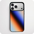 Blue and Orange Motion Blur Gradient Phone Case