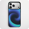 Deep Blue Vortex Gradient Phone Case