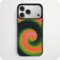 Green Neon Aura Spiral Phone Case