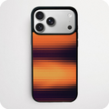 Sunset Orange Motion Blur Phone Case | Warm Gradient Abstract Design