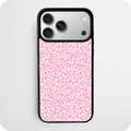 Pastel Pink Doodle Heart Phone Case | Soft Aesthetic Design