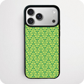 Lime Green Geo Cell Pattern Phone Case