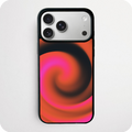Red and Pink Swirl Vortex Phone Case