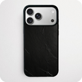 Black Slate Stone Paint Texture Phone Case