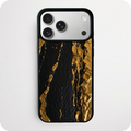 Black and Gold Foil Texture Phone Case