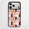 Cute Cat Silhouette Pattern Phone Case