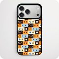 Cat Eyes Checkerboard Pattern Phone Case