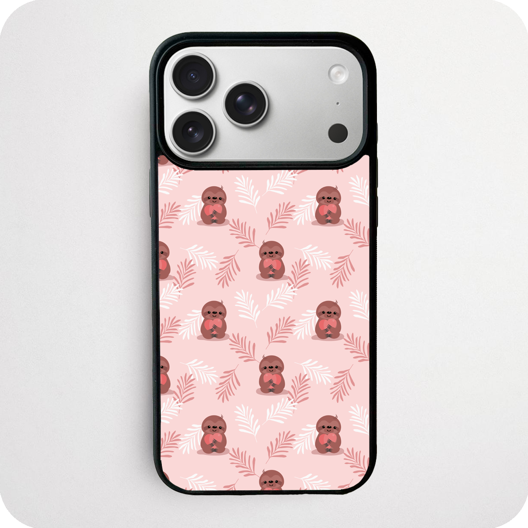 Cute Sloth Pattern Phone Case