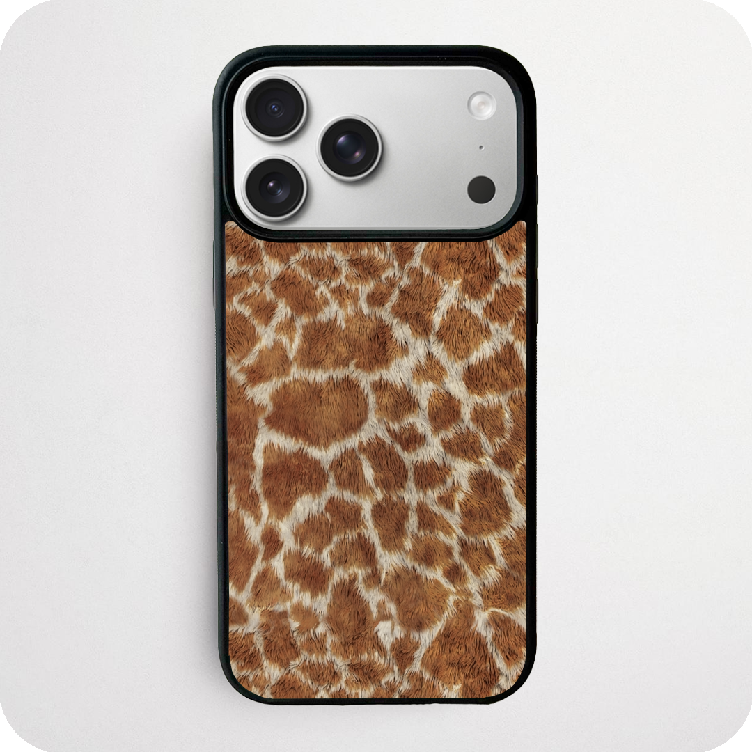 Giraffe Print Fur Phone Case