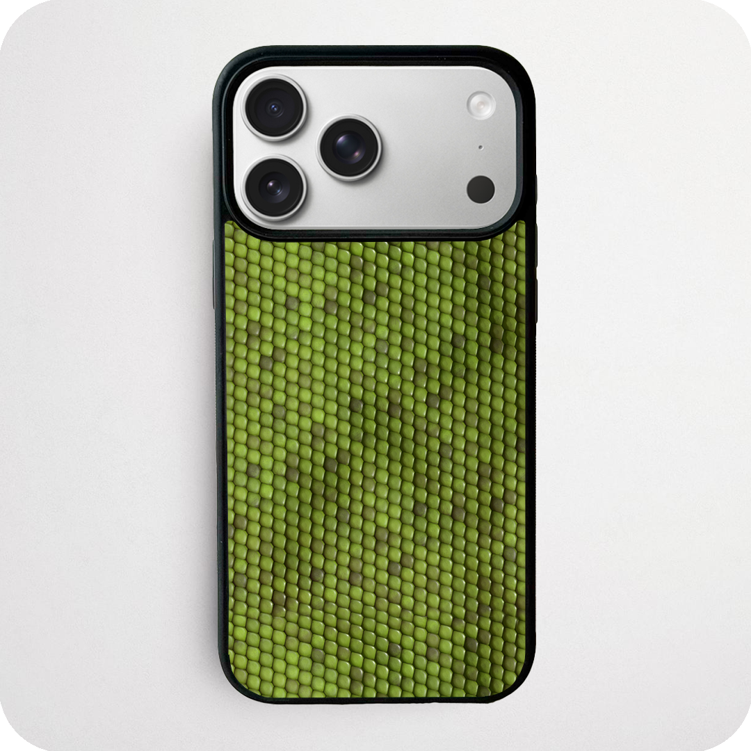 Green Lizard Scale Phone Case