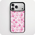 Pink Candy Hearts Phone Case | Cute 3D Heart Pattern Design