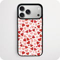 Watercolour Heart Phone Case | Red & Pink Painted Heart Design