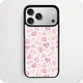 Romantic Watercolour Phone Case | Hearts, Rings & Love Letter Design