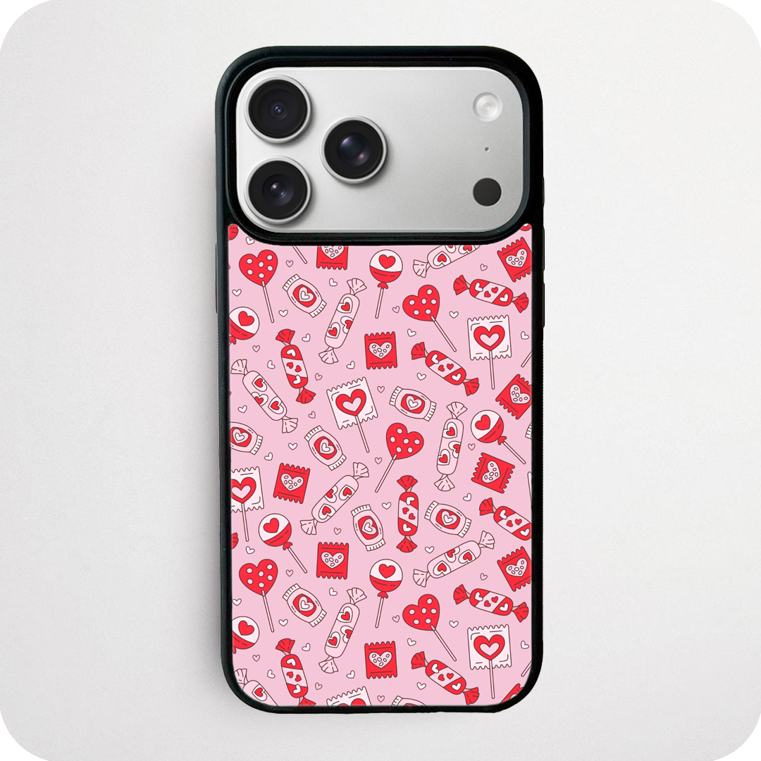 Candy & Sweets Phone Case | Cute Illustrated Valentine Design