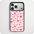 Watercolour Brushstroke Heart Phone Case | Romantic Pink Design