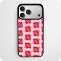 XOXO Stamp Phone Case | Cute Retro Valentine Pattern Design