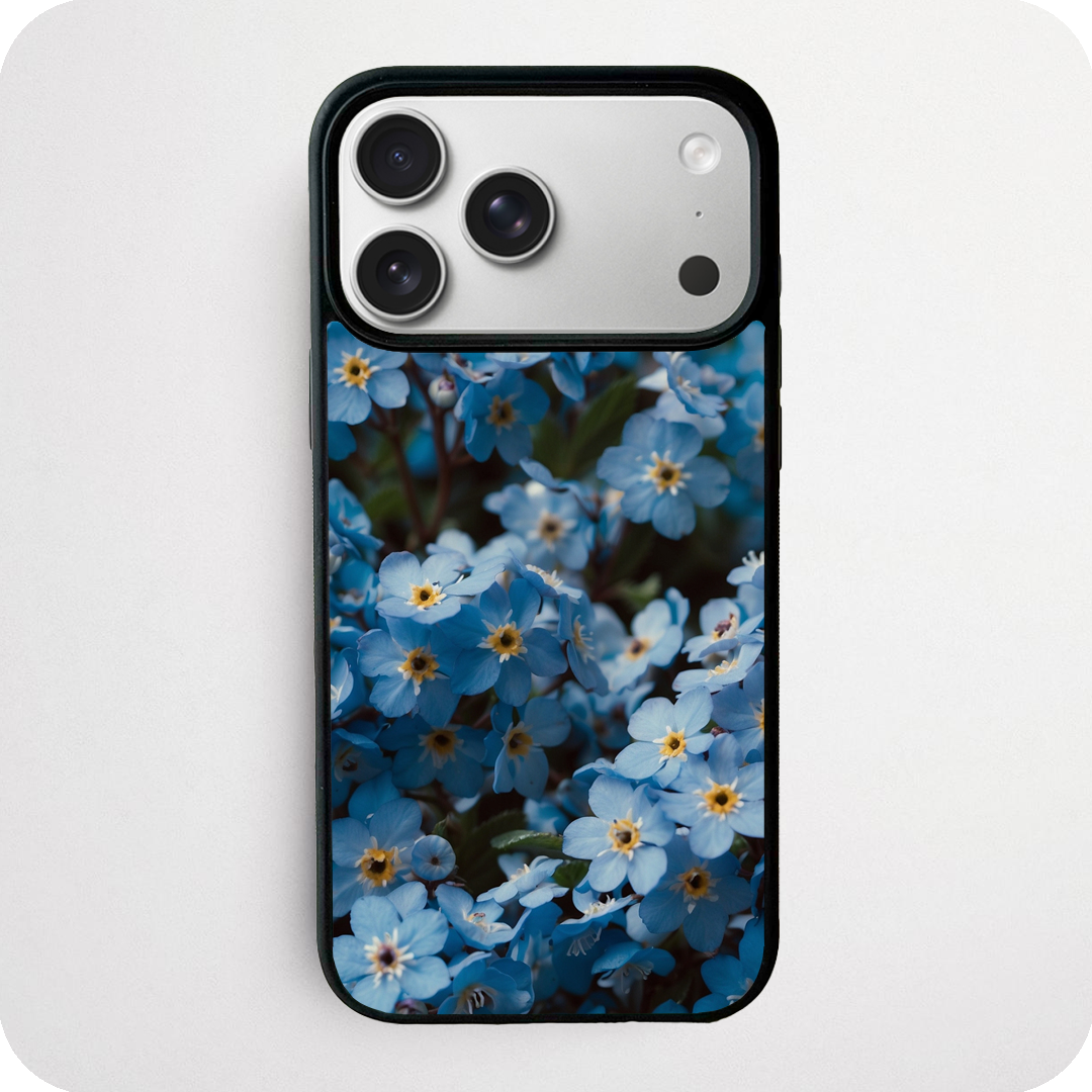 Forget-Me-Not Phone Case | Blue Wildflower Photography Design