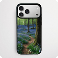 Bluebell Woodland Phone Case | British Forest Path Photography Design