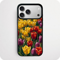 Colourful Tulip Garden Phone Case | Vibrant Spring Floral Photography Design
