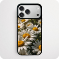 White Daisy Photography Phone Case | Summer Wildflower Close-Up Design