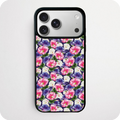 Morning Glory Floral Phone Case | Bold Pink & Purple Watercolour Design