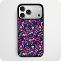 Dark Floral Phone Case | Navy Wildflower & Berry Botanical Pattern Design