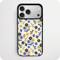 Blue and Yellow Wildflower Pattern Phone Case