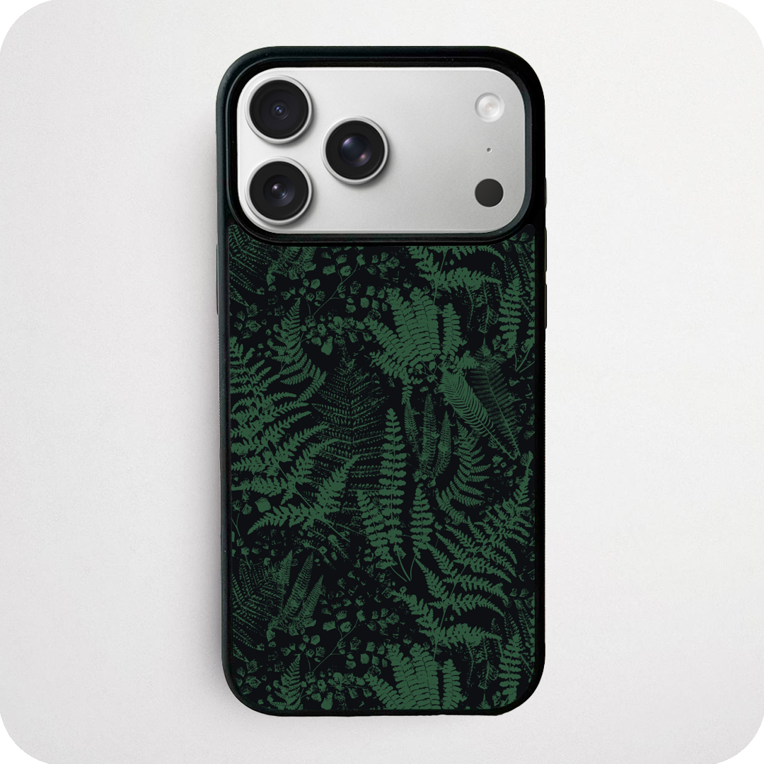 Dark Fern Botanical Phone Case