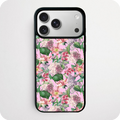 Pink Botanical Garden Floral Phone Case