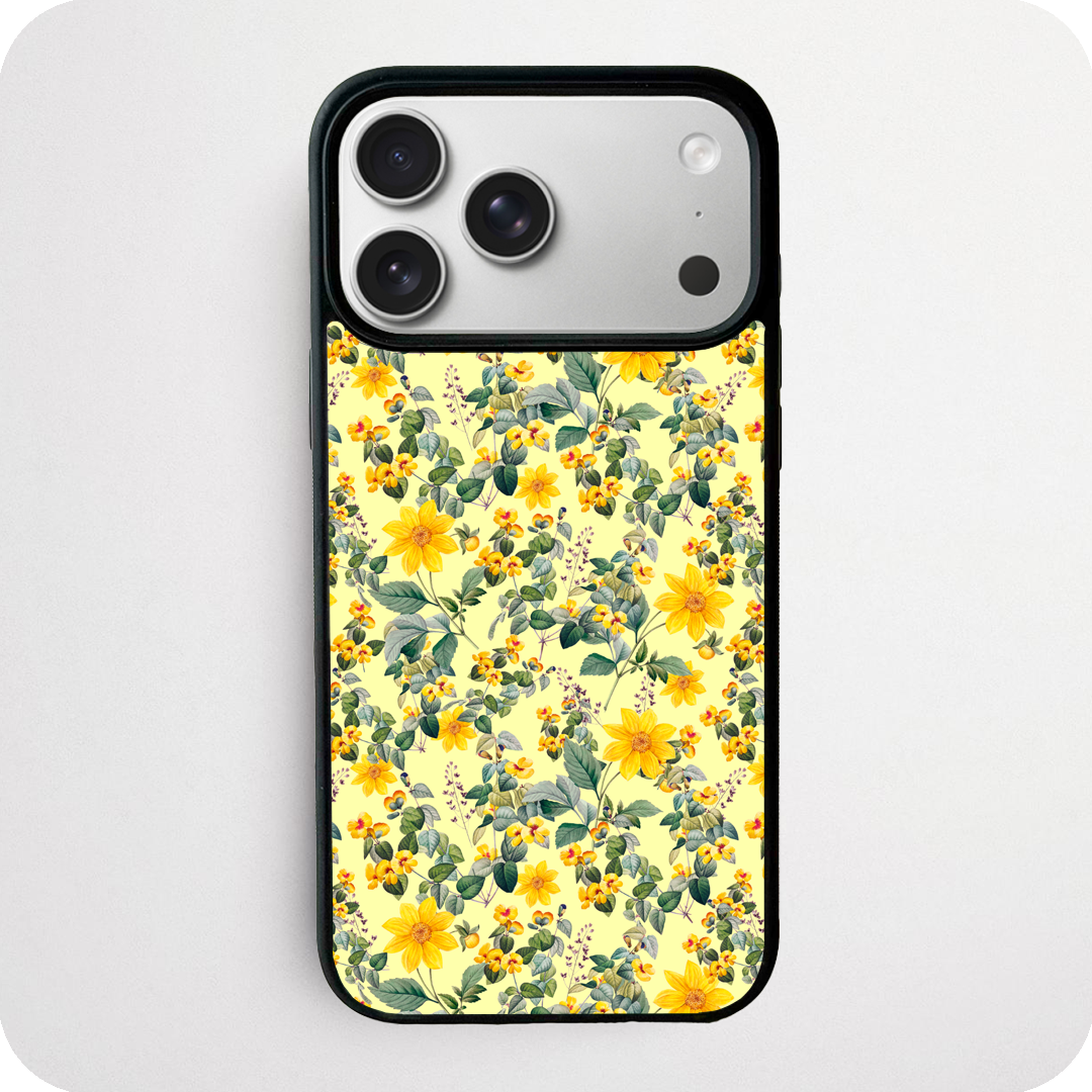 Yellow Wildflower Botanical Lemon Phone Case