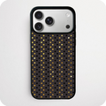 Black & Gold Glitter Polka Dot Phone Case | Glamorous Design