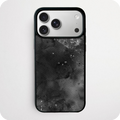 Dark Watercolour Crystal Phone Case | Moody Abstract Design