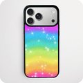 Rainbow Glitter Ombre Phone Case | Holographic Sparkle Design