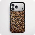 Gold Glitter Leopard Print Phone Case | Wild Glamour Design