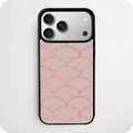 Rose Gold Mermaid Scale Phone Case | Blush Pink Glitter Design