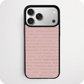 Pink Rose Gold Glitter Stripe Phone Case | Blush Design