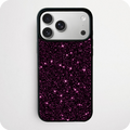 Deep Berry Pink Glitter Phone Case | Dark Sparkle Design