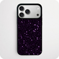 Deep Purple Glitter Phone Case | Dark Sparkle Design