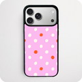 Pink Polka Dot Phone Case | Retro Pop Art Design