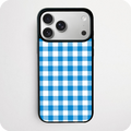 Blue & White Gingham Phone Case | Summer Check Design